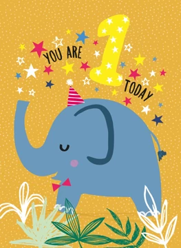 1st Birthday Elephant