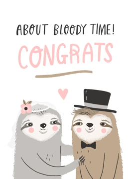 Sloth Wedding