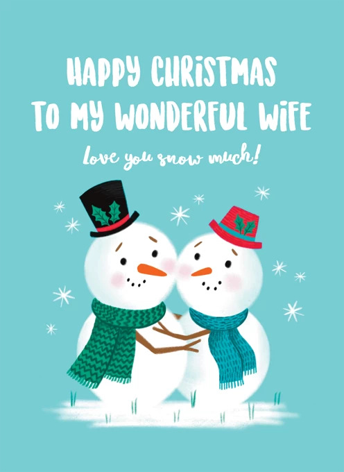 Wife Snowman Christmas