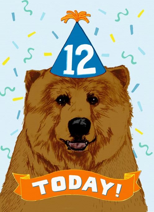 12th Birthday Bear