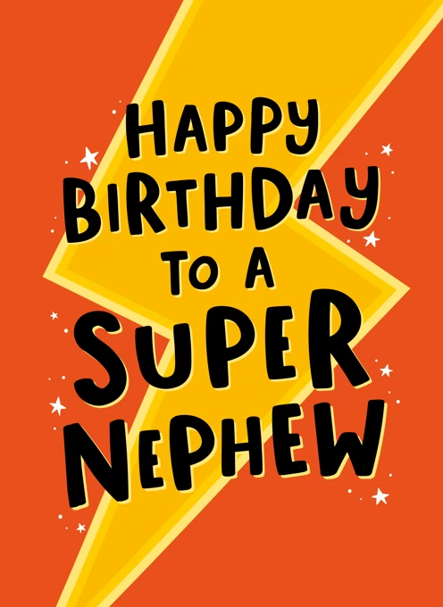 Super Nephew Birthday Card