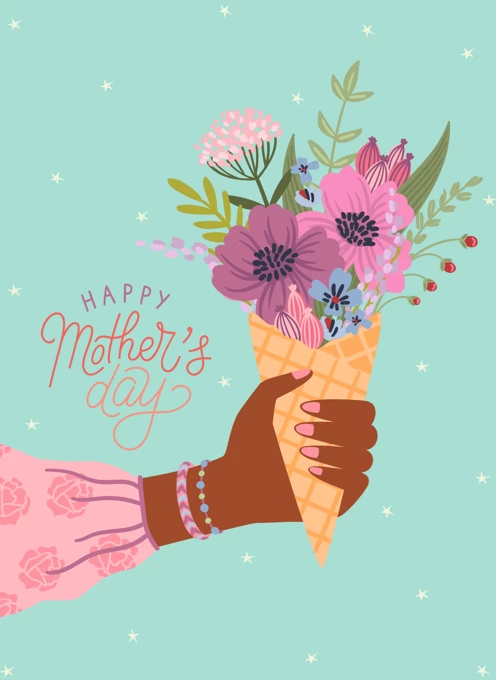 Illustrated Mother’s Day Flowers