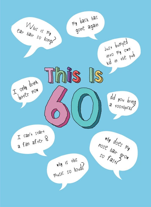 This is 60 - For Him Happy 60th Card
