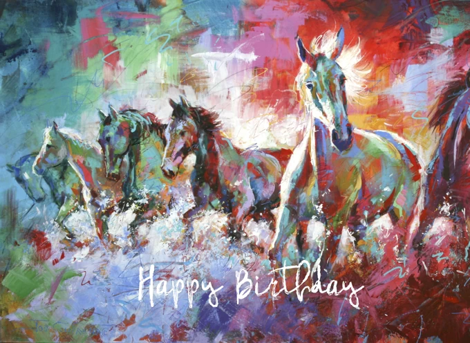 Wild Horses - Happy Birthday
