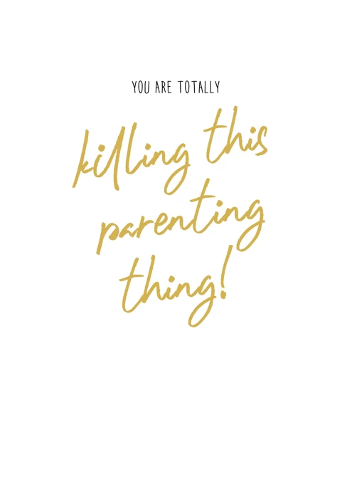 Killing This Parenting Thing