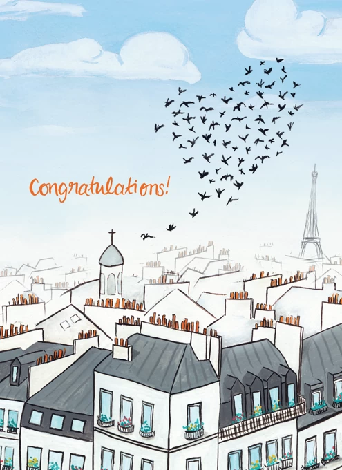 Congratulations - Paris Rooftops