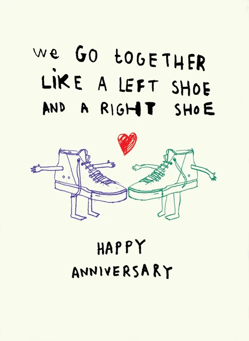 We Go Together Like Shoes