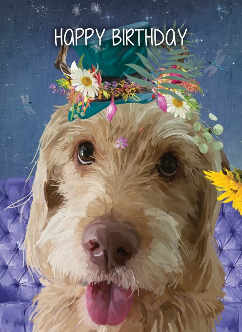 Puppy Love - Happy Birthday Card