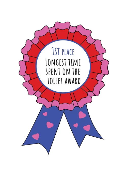 Toilet Award - Happy Valentine's Day