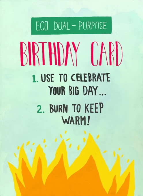 Eco Birthday Card