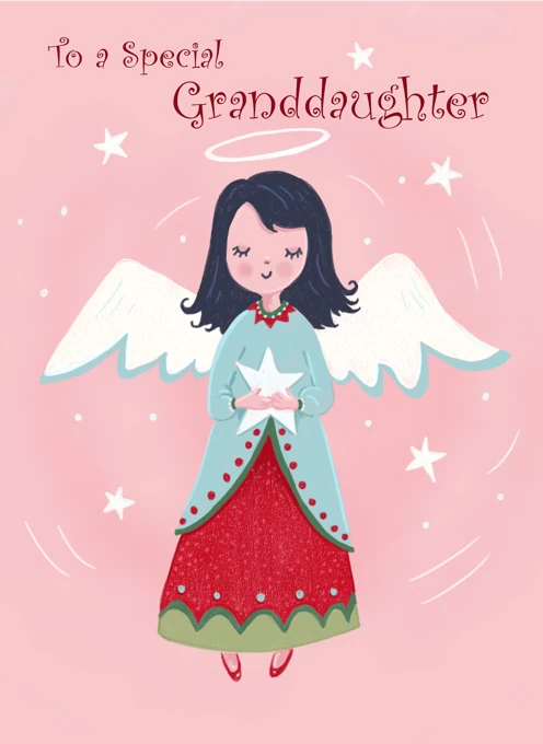 Granddaughter Christmas Holiday Angel
