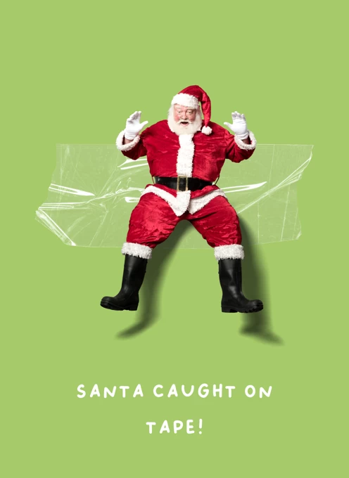 Santa Caught On Tape