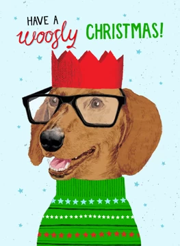 Woofly Christmas Doggy