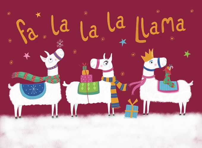 Christmas La La Llamas