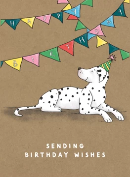 Spotty Dog Birthday Wishes
