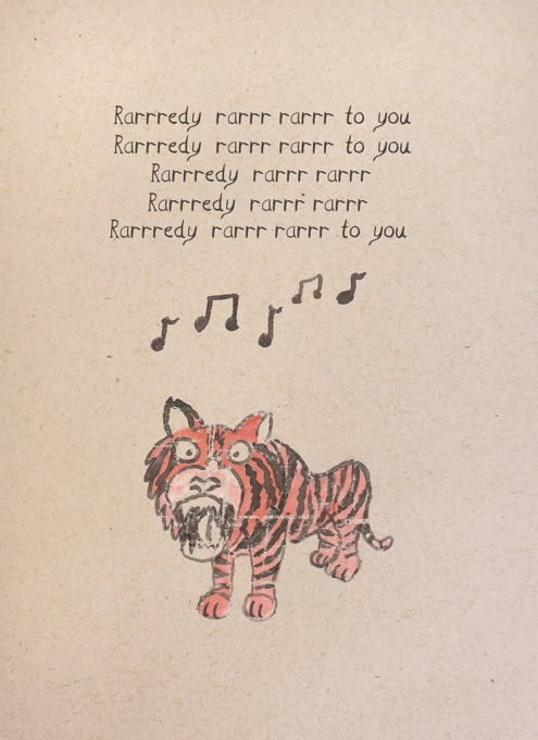 Birthday Song Tiger