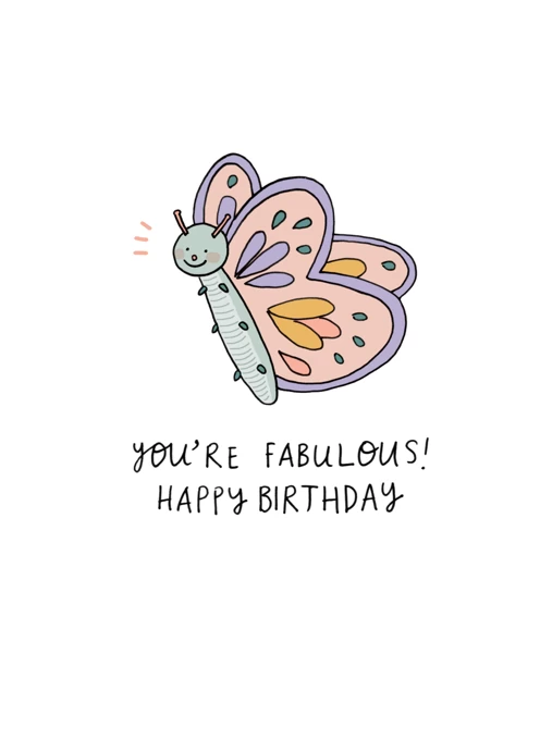 You're Fabulous! Happy Birthday!