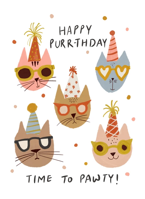 Purrthday Wishes from Cats