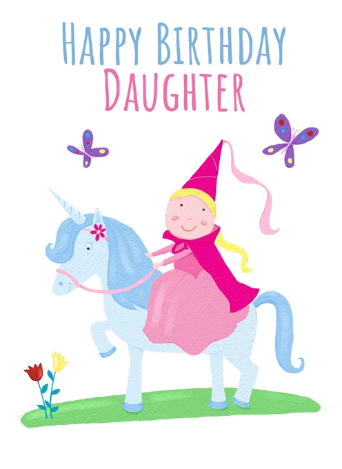 Daughter's Birthday Princess Unicorn