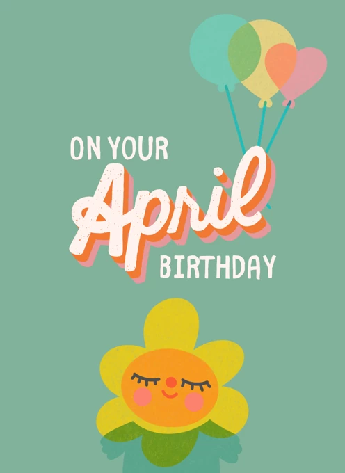 On Your April Birthday