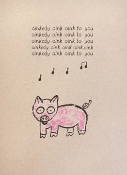 Birthday Song Pig