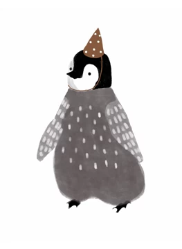 Penguin in Party Hat