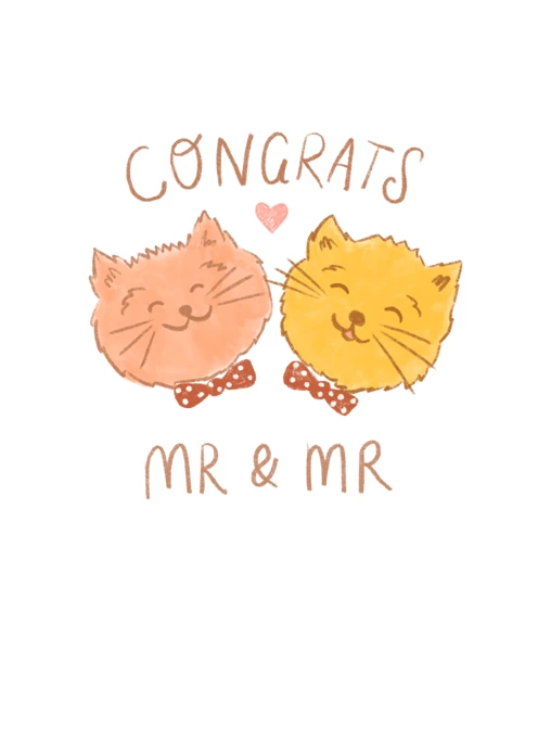 Congrats Mr & Mr Wedding