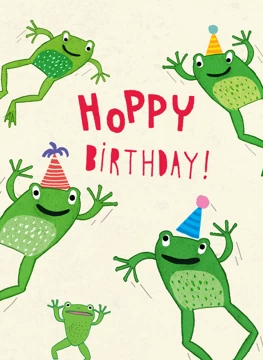 Hoppy Birthday Frogs