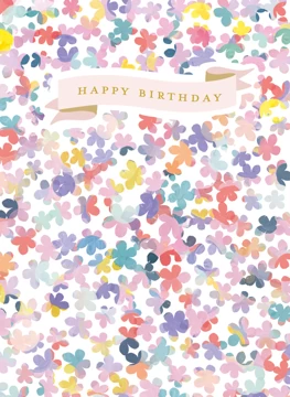 Confetti Celebration Happy Birthday Card