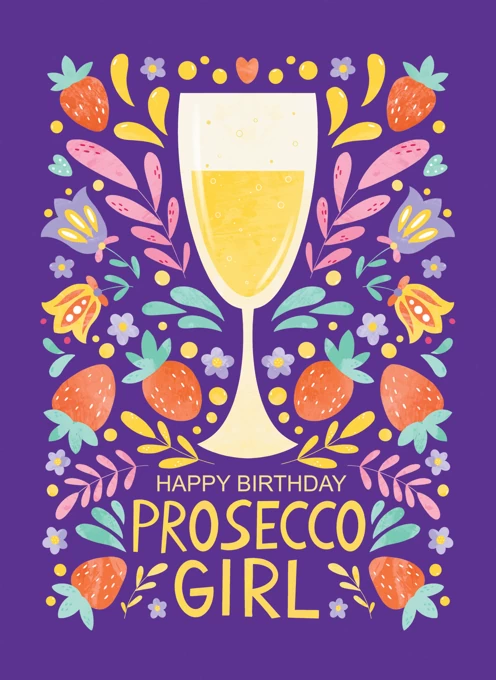 Happy Birthday Prosecco Girl