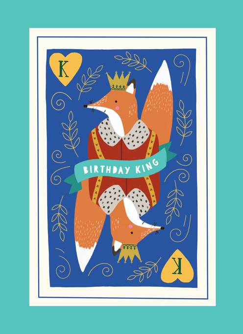 Birthday Fox King Birthday