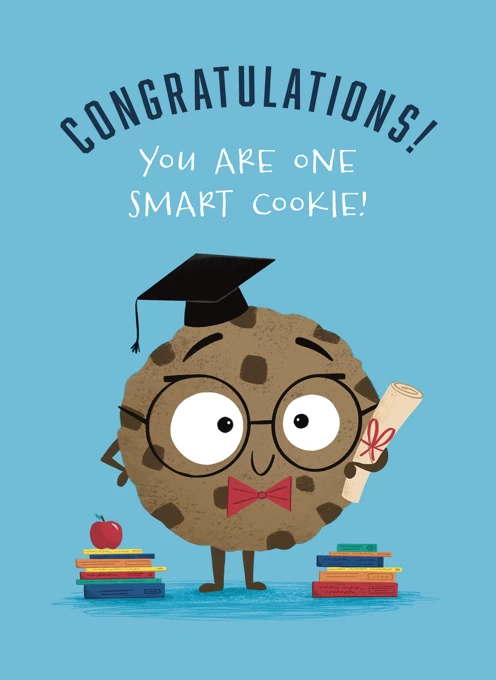 Smart Cookie Graduation Congratulations Card