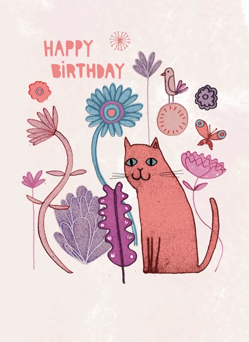 Birthday Nature Cat