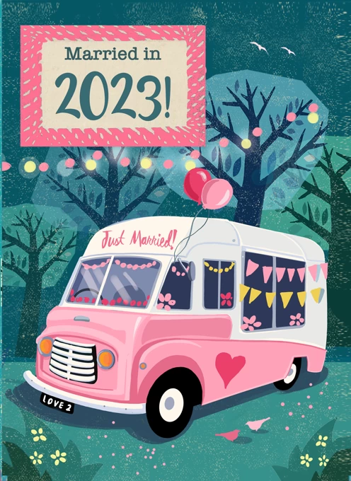Married in 2023 Cool Retro Van