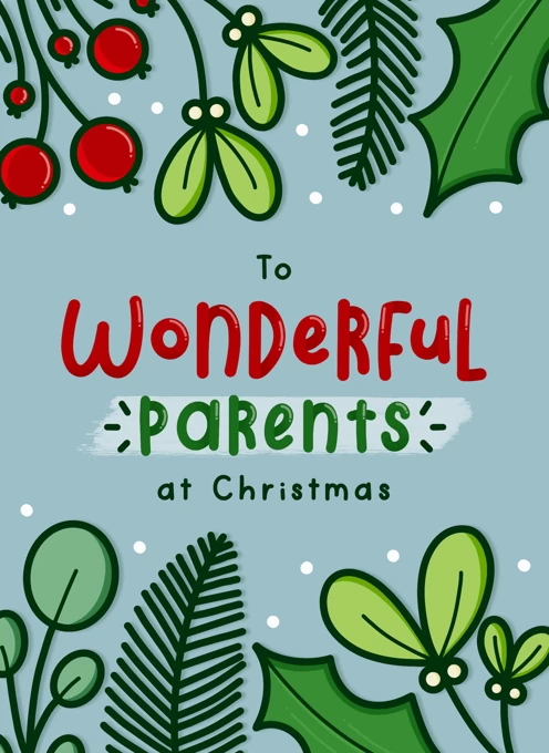 To Wonderful Parents