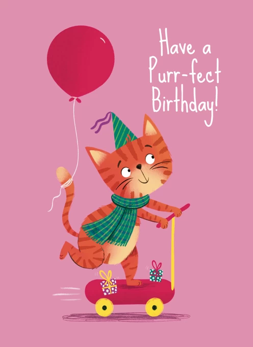 Cat Purr-fect Birthday