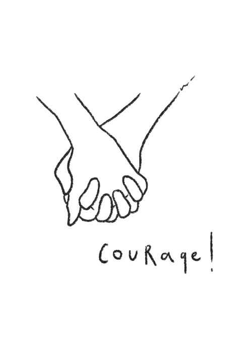 Holding Hands - Courage