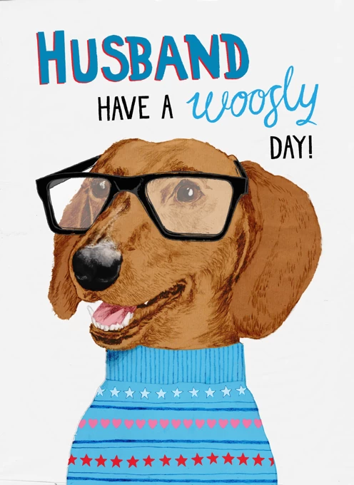 Husband Woofly Day Sausage Dog
