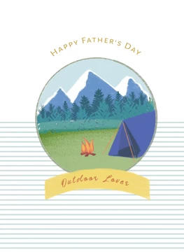 Outdoor Lover Father's Day Card