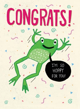 Congratulations! From The Hoppy Frog