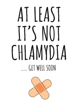 At least it's not chlamydia