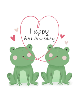 Happy Anniversary Frogs