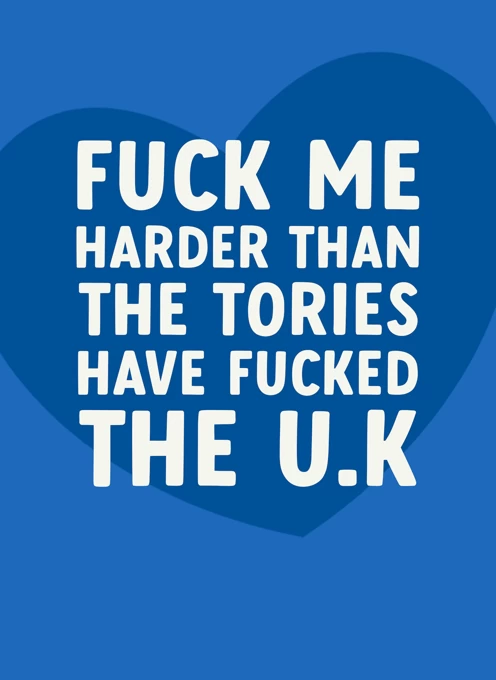 Naughty Tory Valentine's Day Card