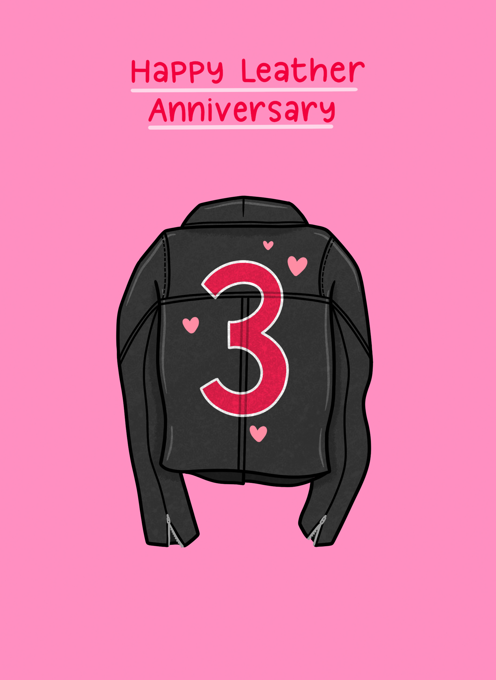 Leather Jacket 3rd anniversary