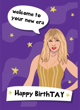 Taylor Swift New Era - Happy Birthday