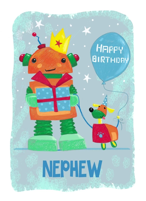 Nephew Birthday Robot & Dog