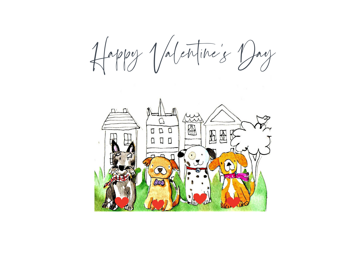 Happy Valentine's Day Dogs