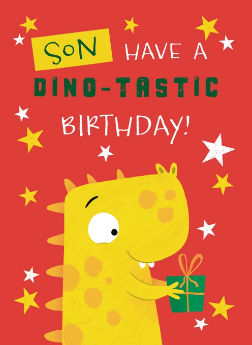 Son Dinosaur Birthday