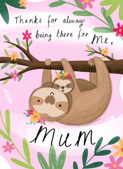 Mum And Baby Sloth