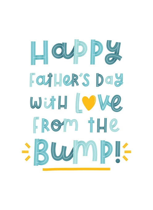 Happy Father's Day with love from the Bump